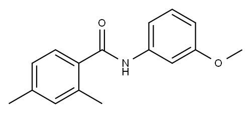 Benzamide, N-(3-methoxyphenyl)-2,4-dimethyl- (9CI) 구조식 이미지