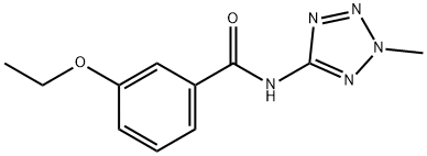 Benzamide, 3-ethoxy-N-(2-methyl-2H-tetrazol-5-yl)- (9CI) Structure