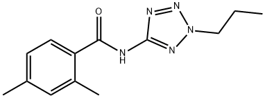 Benzamide, 2,4-dimethyl-N-(2-propyl-2H-tetrazol-5-yl)- (9CI) 구조식 이미지