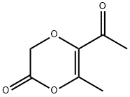 1,4-Dioxin-2(3H)-one, 5-acetyl-6-methyl- (9CI) 구조식 이미지