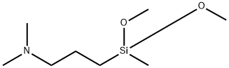 (N,N-dimethyl-3-aminopropyl)methyldimethoxysilane 구조식 이미지