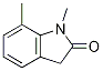 1,3-dihydro-1,7-diMethyl-2H-Indol-2-one Structure