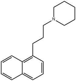 1-[3-(1-Naphtyl)propyl]piperidine 구조식 이미지