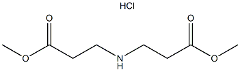 Methyl N-(3-methoxy-3-oxopropyl)-beta-alaninate hydrochloride 구조식 이미지