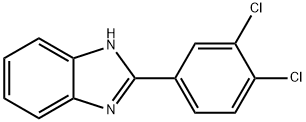 2-(3,4-Dichlorophenyl)-1H-benzimidazole 구조식 이미지