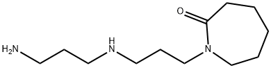 1-[3-[(3-Aminopropyl)amino]propyl]hexahydro-1H-azepin-2-one 구조식 이미지