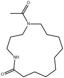 1-Acetyl-1,5-diazacyclopentadecan-6-one 구조식 이미지