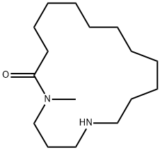 5-Methyl-1,5-diazacyploheptadecan-6-one 구조식 이미지