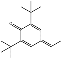 2,6-di-tert-butyl-4-ethylidenecyclohexa-2,5-en-1-one  구조식 이미지
