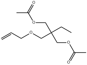 1,3-Propanediol, 2-ethyl-2-[(2-propenyloxy)methyl]-, diacetate Structure