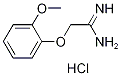 2-(2-Methoxy-phenoxy)-acetamidine hydrochloride 구조식 이미지