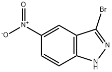 5-NITRO-3-BROMOINDAZOLE 구조식 이미지