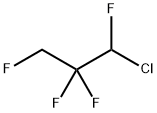 1-Chloro-1,2,2,3-tetrafluoropropane Structure