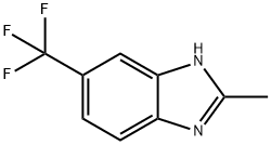 2-METHYL-5-TRIFLUOROMETHYL-1H-BENZIMIDAZOLE 구조식 이미지
