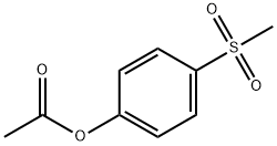 4-ACETOXYPHENYL METHYL SULFONE Structure
