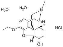 Ethylmorphine hydrochloride dihydrate Structure