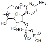 1 beta-D-arabinofuranosylcytosine diphosphate choline 구조식 이미지