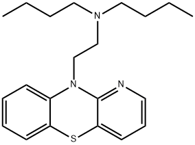 10-(2-Dibutylaminoethyl)-10H-pyrido[3,2-b][1,4]benzothiazine Structure