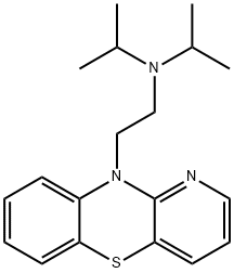 10-(2-Diisopropylaminoethyl)-10H-pyrido[3,2-b][1,4]benzothiazine Structure