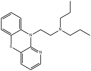 10-(2-Dipropylaminoethyl)-10H-pyrido[3,2-b][1,4]benzothiazine Structure