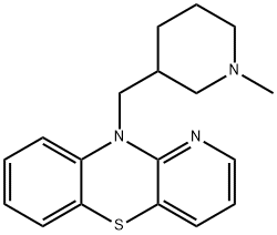 10-[(1-Methyl-3-piperidinyl)methyl]-10H-pyrido[3,2-b][1,4]benzothiazine Structure