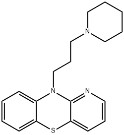 10-(3-Piperidinopropyl)-10H-pyrido[3,2-b][1,4]benzothiazine Structure