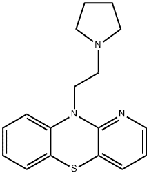 10-[2-(1-Pyrrolidinyl)ethyl]-10H-pyrido[3,2-b][1,4]benzothiazine Structure