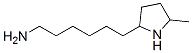 6-(5-Methylpyrrolidin-2-yl)-1-hexanamine 구조식 이미지