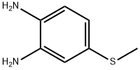 1,2-Benzenediamine,  4-(methylthio)- 구조식 이미지