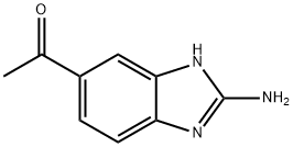 Ethanone, 1-(2-amino-1H-benzimidazol-5-yl)- (9CI) 구조식 이미지