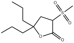 4,5-Dihydro-3-(methylsulfonyl)-5,5-dipropylfuran-2(3H)-one 구조식 이미지