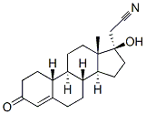 17알파-시아노메틸-19-노르테스토스테론 구조식 이미지