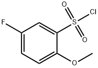 Benzenesulfonyl chloride, 5-fluoro-2-methoxy- (9CI) 구조식 이미지