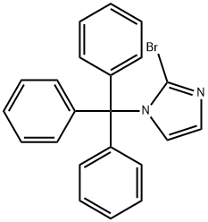 2-Бром-1-тритилимидазола структурированное изображение