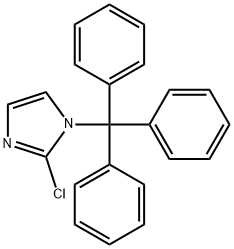 2-Chloro-1-trityl-1H-imidazole Structure