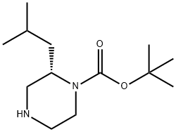 (S)-1-N-Boc-Isobutylpiperazine Structure