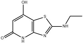 Thiazolo[4,5-b]pyridin-5(4H)-one, 2-(ethylamino)-7-hydroxy- (9CI) Structure