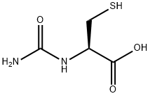 Cysteine, N-(aminocarbonyl)- (9CI) Structure