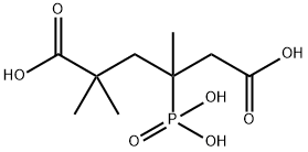 2,2,4-트리메틸-4-포스포노아디프산 구조식 이미지