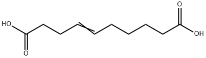 4-decenedioic acid  Structure