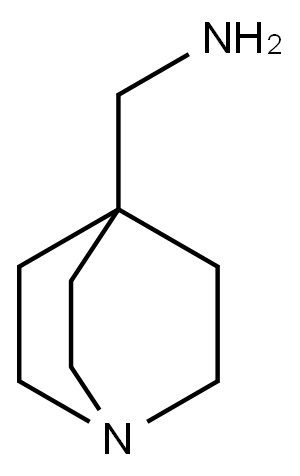 quinuclidin-4-ylMethanaMine 구조식 이미지