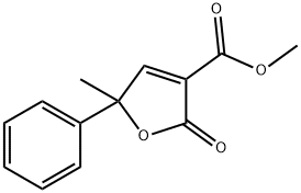 5-METHYL-2-OXO-5-PHENYL-2,5-DIHYDROFURAN-3-CARBOXYLICACIDMETHYL에스테르 구조식 이미지