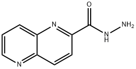 1,5-Naphthyridine-2-carboxylic  acid,  hydrazide 구조식 이미지
