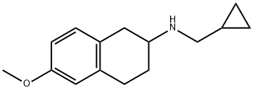 1,2,3,4-Tetrahydro-N-cyclopropylmethyl-6-methoxy-2-naphthalenamine Structure