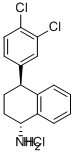 (1R,4S)-N-Desmethyl Sertraline Hydrochloride Structure