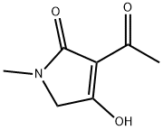 2H-Pyrrol-2-one, 3-acetyl-1,5-dihydro-4-hydroxy-1-methyl- (9CI) Structure