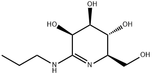 3,4,5-Pyridinetriol, 2,3,4,5-tetrahydro-2-(hydroxymethyl)-6-(propylamino)-, (2R,3R,4S,5R)- (9CI) 구조식 이미지