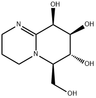 2H-Pyrido[1,2-a]pyrimidine-7,8,9-triol, 3,4,6,7,8,9-hexahydro-6-(hydroxymethyl)-, (6R,7R,8S,9R)- (9CI) 구조식 이미지