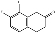 7,8-difluoro-3,4-dihydronaphthalen-2(1H)-one Structure