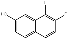 7.8-Difluoro-2-Naphthol Structure
